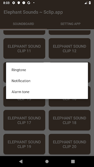 Elephant Sound Collections ~ Sclip.app Screenshot 3
