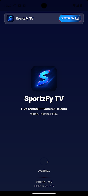 SportzFy:Sports TV Screenshot 0