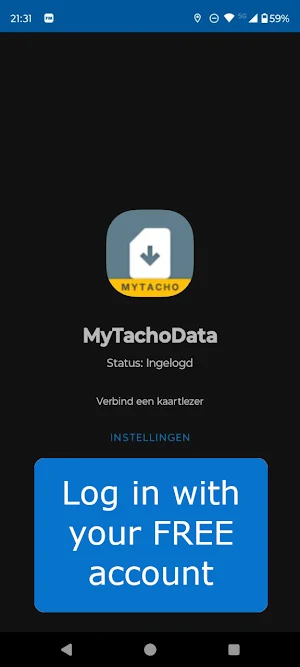 MyTachoData Screenshot 1