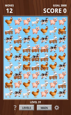 Farm Animal Match Up Game Fun Screenshot 3