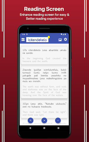 Bemba English Bible Screenshot 0