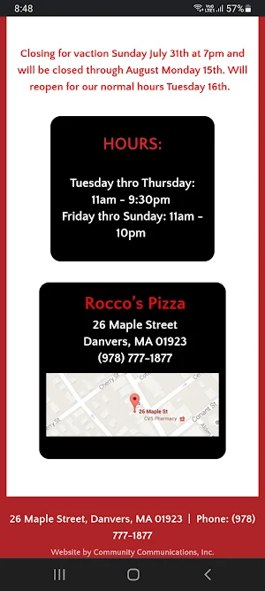 Rocco's Pizza Screenshot 3