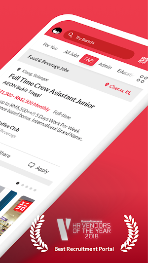 Maukerja - Search Jobs in Malaysia - Fast Hiring Screenshot 1