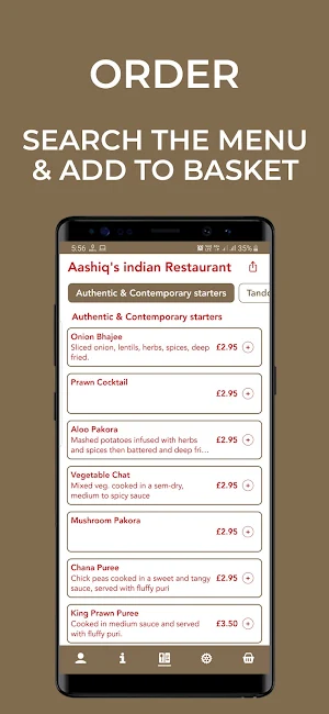 Aashiq's indian Restaurant Screenshot 1