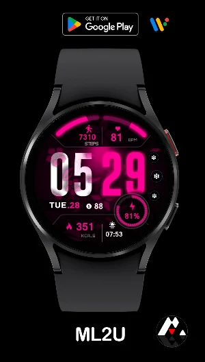 ML2U 174 Watch Face Screenshot 3