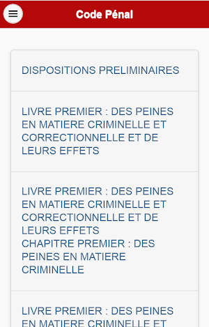 Code Pénal du Sénégal Screenshot 0