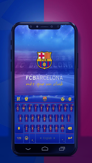 FC Barcelone Keyboard themes Screenshot 0