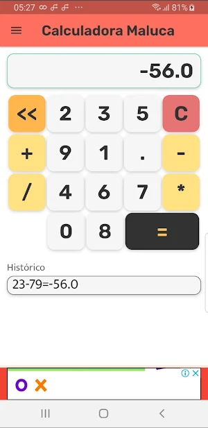 Calculadora Maluca Screenshot 1