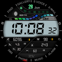 Retro Digital Watchface RK141