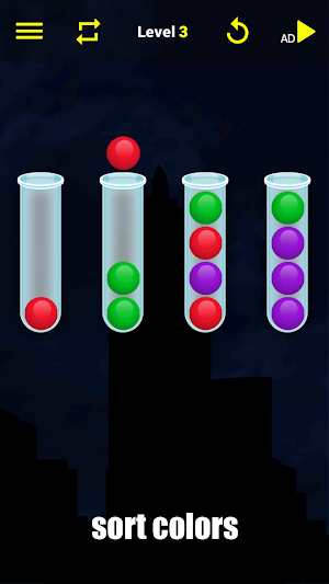 Color Ball Glass Bottle Screenshot 1
