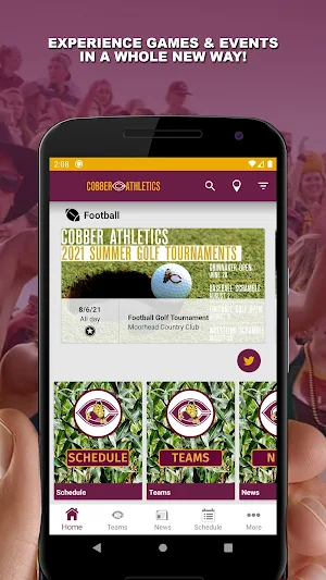 Concordia Cobber Athletics Screenshot 0