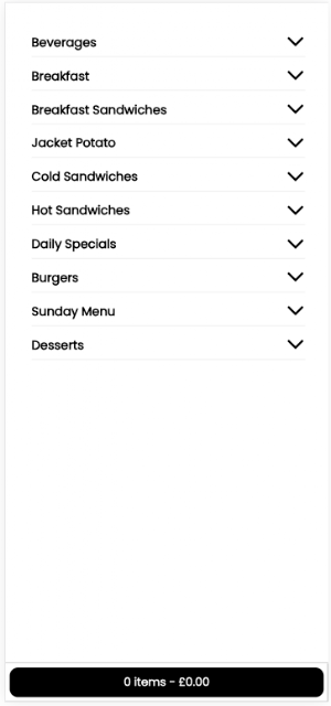 Gordons Grill Screenshot 1