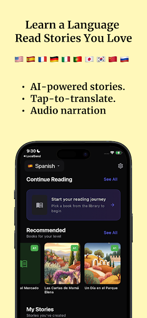 Polylingo: Language Reader Screenshot 0