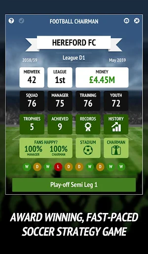 Football Chairman Pro - Build a Soccer Empire Screenshot 0