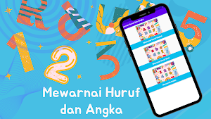 Mewarnai Huruf & Angka PAUD TK Screenshot 0