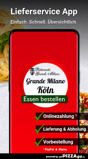 Pizzeria Grande Milano Köln Screenshot 0