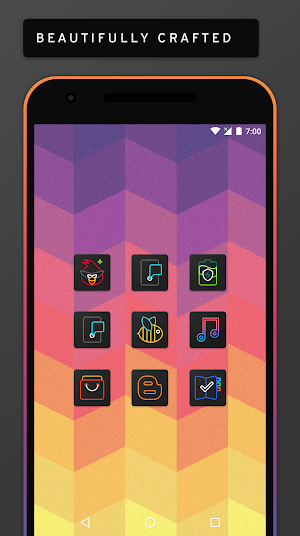 Neon Lit Icon Pack Screenshot 2