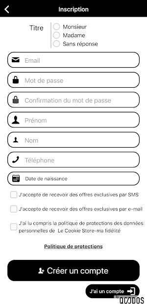 Le Cookie Store-ma fidélité Screenshot 1