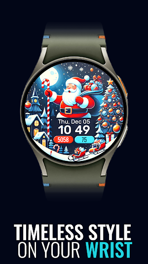 Holiday Santa Watch Face Screenshot 1