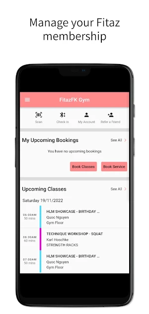 Fitaz Gym Screenshot 2