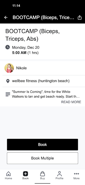 wellbee fitness Screenshot 2