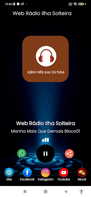 Web Rádio Ilha Solteira Screenshot 2