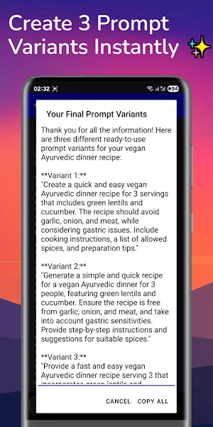 AI Chatbot Prompt Generator Screenshot 3
