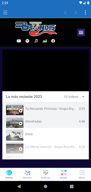 Grupo Bryndis Oficial Screenshot 1