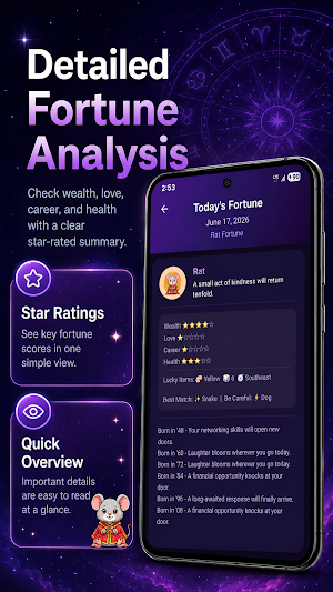 Daily Zodiac Fortune Screenshot 1