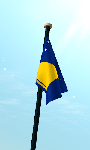 Tokelau Flag 3D Live Wallpaper Screenshot 2