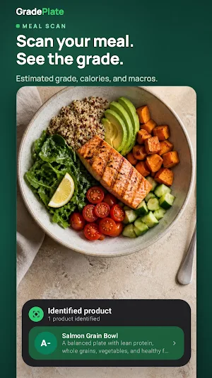 GradePlate: AI Food Grader Screenshot 1