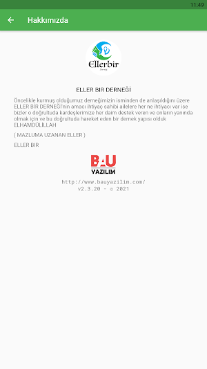 Eller Bir Derneği - Yardım Screenshot 3
