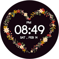 Floral Heart -Animated Wear OS