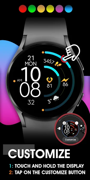 Dream 38 - Digital Watch Face Screenshot 3
