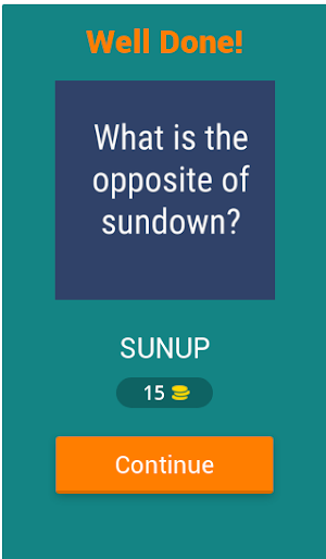 SUNDOWN QUIZ Screenshot 1