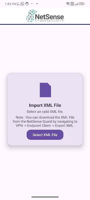 NetSense VPN Client Screenshot 3