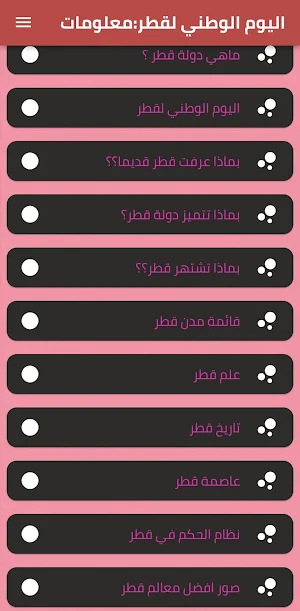اليوم الوطني لقطر:معلومات عنها Screenshot 0