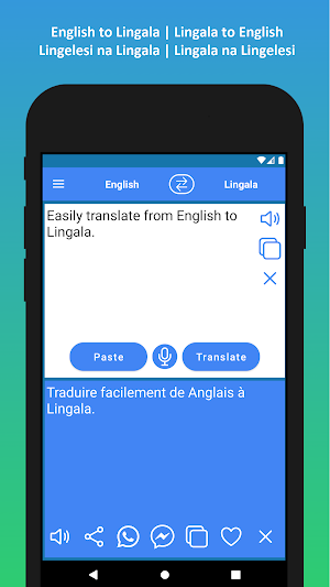 English to Lingala Translator Screenshot 1