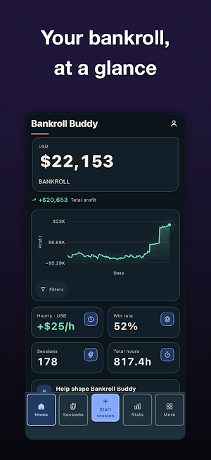 Bankroll Buddy: Poker Tracker Screenshot 0