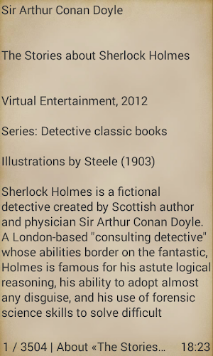 Stories about Sherlock Holmes Screenshot 1
