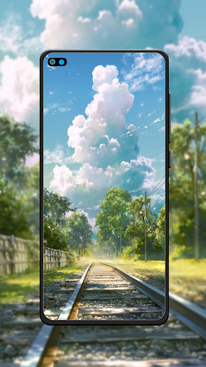Anime Landscape Wallpaper HD Screenshot 2