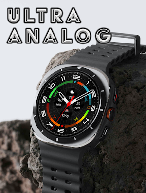 Ultra Analog Watch Face Screenshot 0