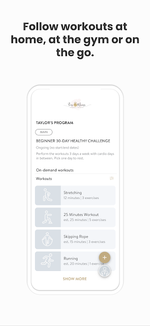 Boss Mums Fitness Screenshot 1