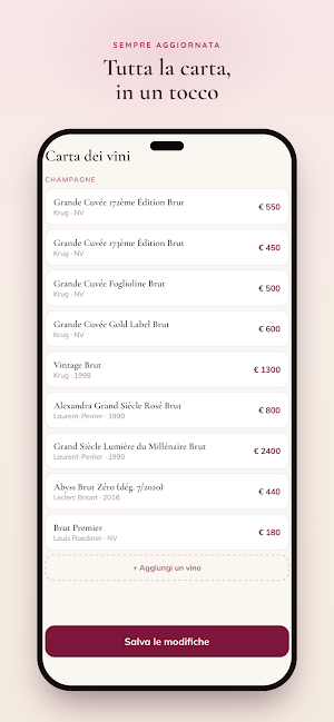 Alba Wines AI Sommelier Screenshot 1