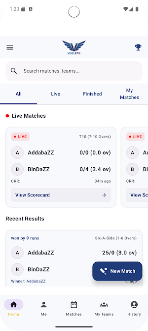 VIBELETIC - Scoring App Screenshot 0