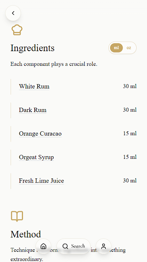 Garnish Cocktail Recipes Screenshot 1