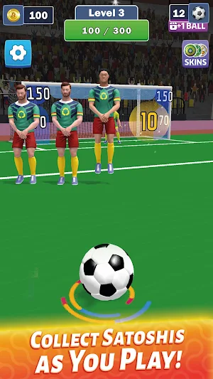 Bitcoin Goal Flick: Earn BTC Screenshot 2