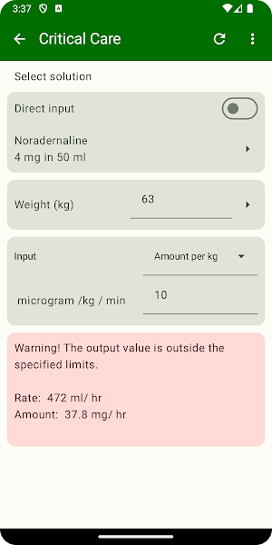 Dose Chex Screenshot 2