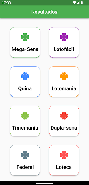 Resultados da Loteria Screenshot 0