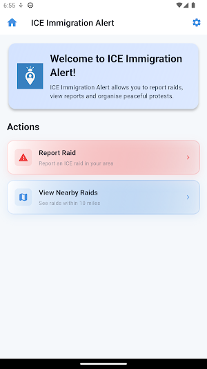 ICE Immigrations Alerts Screenshot 0
